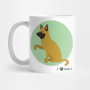 i love dogs Mug